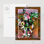 Inca Folk Art Traditionell Postkarte (Vorne/Hinten)