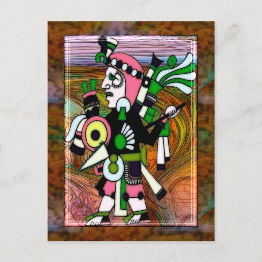 Inca Folk Art Traditionell Postkarte (Vorderseite)
