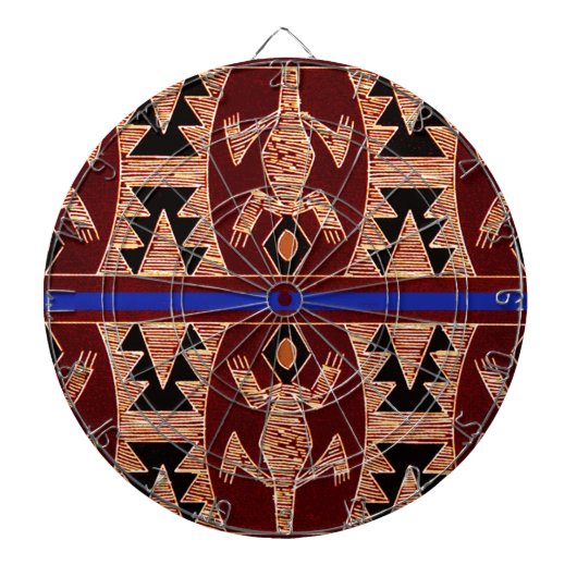 Inca Geckos Dartscheibe (vorne)