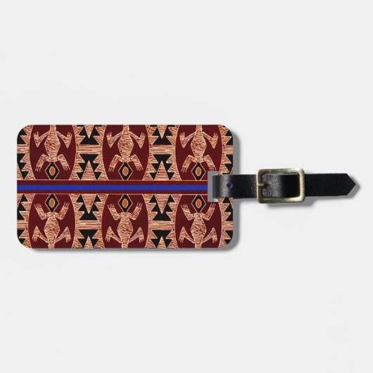 Inca Geckos Gepäckanhänger (Vorderseite horizontal)