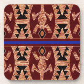 Inca Geckos Getränkeuntersetzer (Vorderseite)