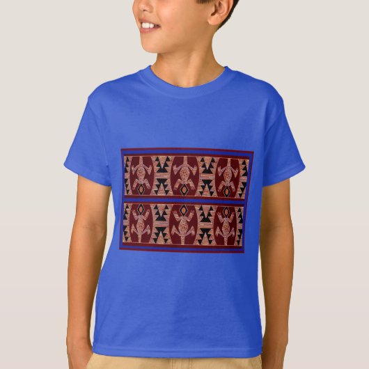 Inca-Geckos T-Shirt (Vorderseite)