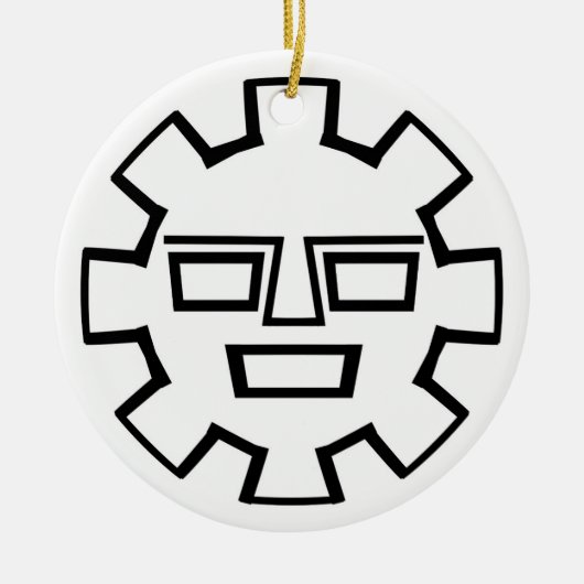 Inca Keramik Ornament (Vorne)