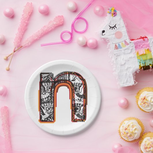 Inca Letter N Artistic Letters Paper Teller (Party)