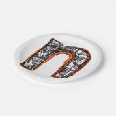 Inca Letter N Artistic Letters Paper Teller (Schrägansicht)