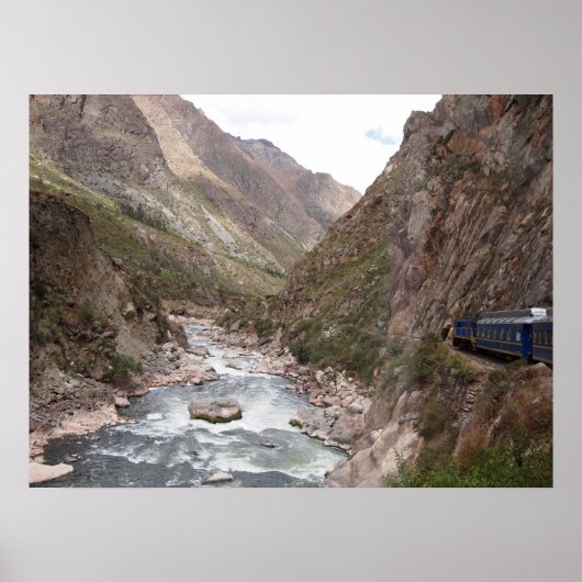 Inca Rail Zug nach Machu Picchu Poster (Vorne)