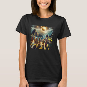 Inca Solar Eclipse Machu Picchu Solar Phänomen D T-Shirt