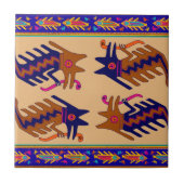 Inca Stamm Serpent Fliese (Vorderseite)