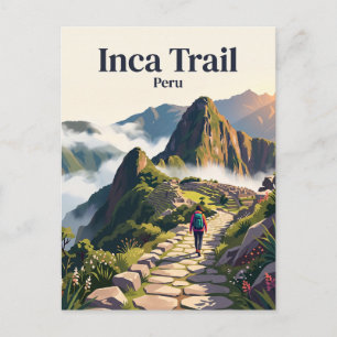 Inca-Trail Peru Postkarte