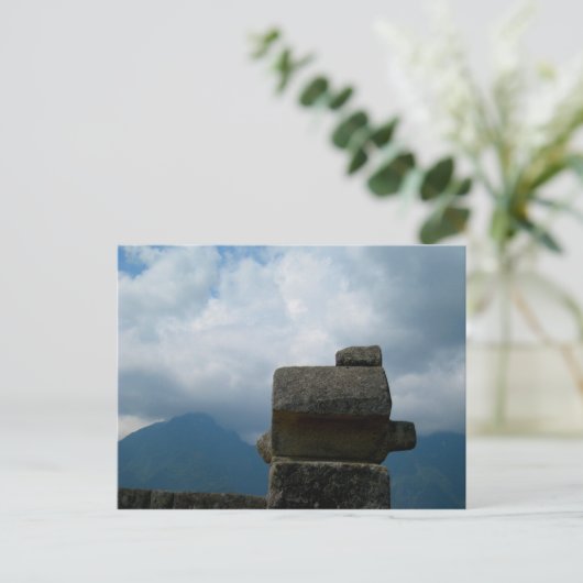 Incan Architectural Stones Postkarte (Stehend Vorderseite)