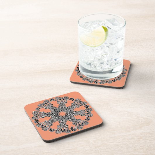 Incandescence Octa Glyph Dusk Untersetzer (Rechte Seite)