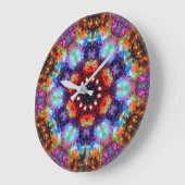 Incandescence Stellar Kaleid Große Wanduhr (Winkel)