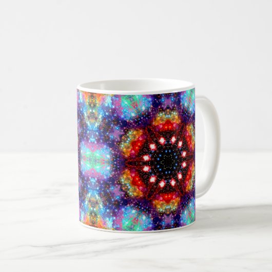 Incandescence Stellar Kaleid Kaffeetasse (VorderseiteRechts)