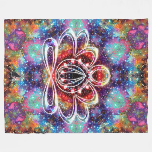 Incandescence Zen Fleecedecke (Vorderseite (Horizontal))