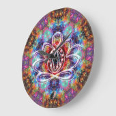 Incandescence Zen Lotus Clock Große Wanduhr (Winkel)