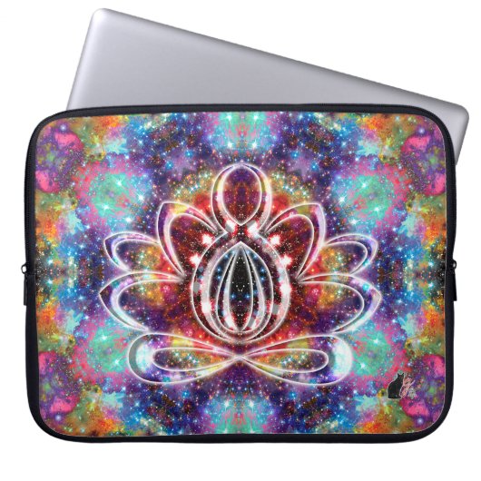 Incandescence Zen Lotus Laptopschutzhülle (Vorderseite)