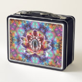 Incandescence Zen Lotus Metall Brotdose (Rückseite)