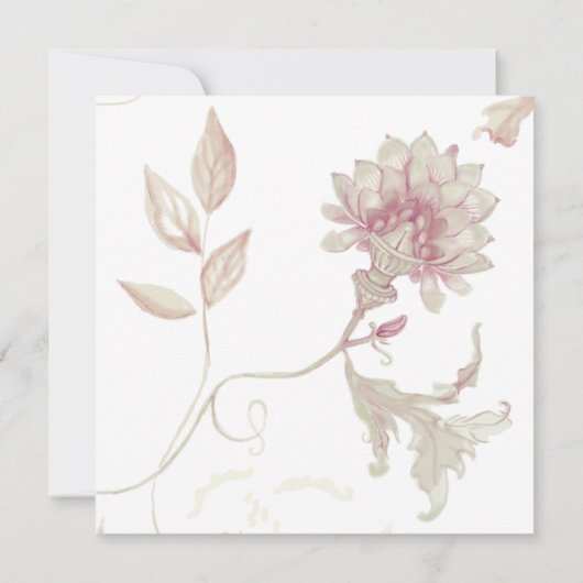 Incantation Flat Save the Date Card (Rückseite)