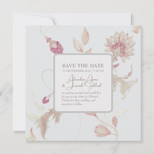 Incantation Flat Save the Date Card (Vorderseite)