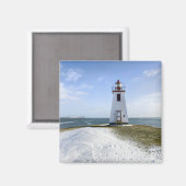 Inch Arran Lighthouse New Brunswick Magnet (Vorderseite/Rückseite)