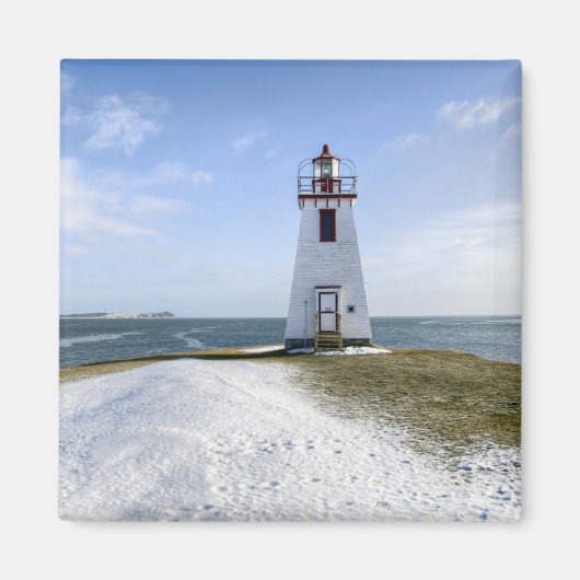 Inch Arran Lighthouse New Brunswick Magnet (Vorne)