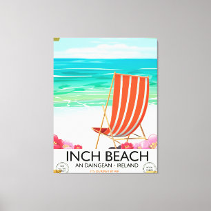 Inch Beach, An Daingean - Irland Reiseplakat Leinwanddruck