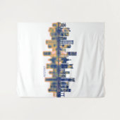 Incheon Skyline Wandteppich (Vorderseite (Horizontal))