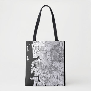 Incheon Südkorea Karte Tasche