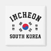 Incheon Südkorea Magnet (Vorne)