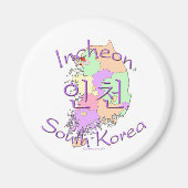 Incheon Südkorea Magnet (Vorne)