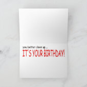 Inclownito (Birthday Card) Karte (Innenseite)