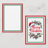 Include A Personal Note with your Christmas Gift Mitteilungskarte (Vorne/Hinten)