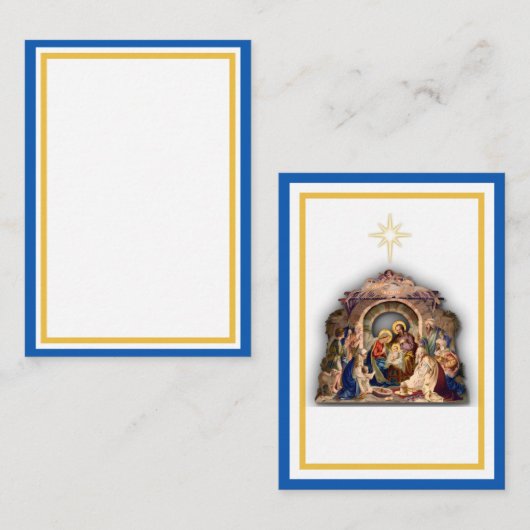 Include A Personal Note with your Christmas Gift Mitteilungskarte (Vorne/Hinten)