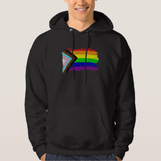 Includes Progress Pride Flag Gay Pride LGBTQ Hoodie