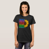 Inclusion Acceptance Kindness Solidarity Awareness T-Shirt (Vorne ganz)