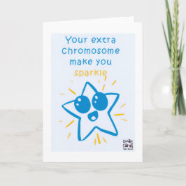 Inclusion for Down Syndrome - Star Karte