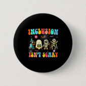 Inclusion Isn't Y Halloween Sped Teacher Women Men Button (Vorderseite)