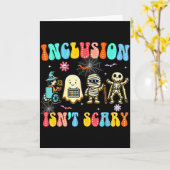 Inclusion Isn't Y Halloween Sped Teacher Women Men Karte (Gelbe Blume)