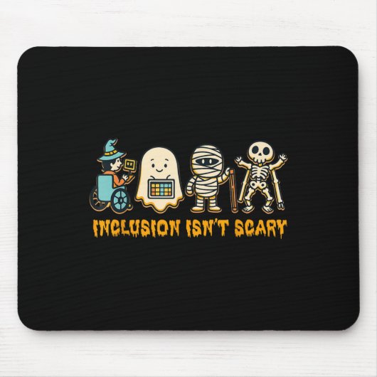 Inclusion Isn't Y Halloween Sped Teacher Women Men Mousepad (Vorne)