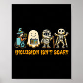 Inclusion Isn't Y Halloween Sped Teacher Women Men Poster (Vorne)