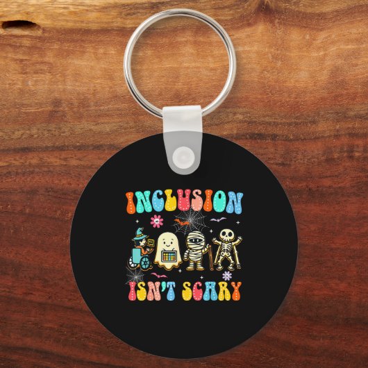 Inclusion Isn't Y Halloween Sped Teacher Women Men Schlüsselanhänger (Vorderseite)