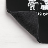 Inclusion Isn't Y Slp Halloween Ghost Mummy Sped T Mousepad (Ecke)
