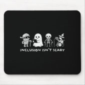 Inclusion Isn't Y Slp Halloween Ghost Mummy Sped T Mousepad (Vorne)