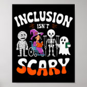 Inclusion Isn't Y Sped Halloween Special Education Poster (Vorne)