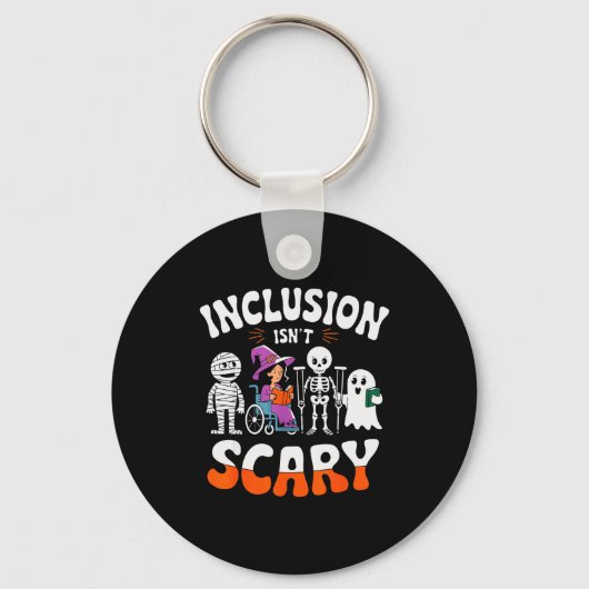 Inclusion Isn't Y Sped Halloween Special Education Schlüsselanhänger (Vorderseite)