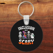Inclusion Isn't Y Sped Halloween Special Education Schlüsselanhänger (Vorderseite)
