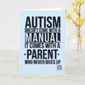 Inclusion Matters - Autism Karte (Gelbe Blume)