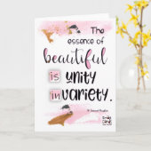 Inclusion Matters - Quote Karte (Gelbe Blume)