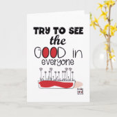 Inclusion Matters - See the Good Karte (Gelbe Blume)