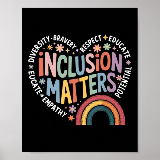 Inclusion Problems Special Education Teacher Sped  Poster (Vorne)